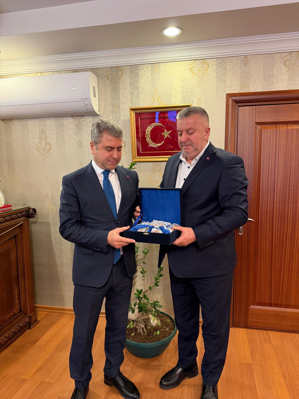 T&Uuml;HİS Genel Sekreteri Mehmet BAŞ&rsquo;a Hayırlı Olsun Ziyareti