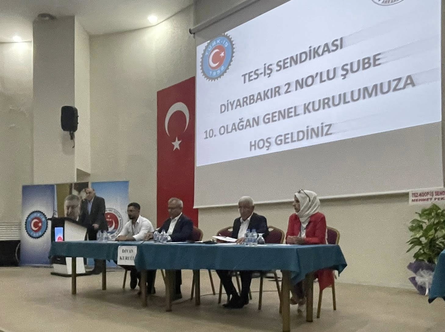 Diyarbakır 2 No’lu Şubemizin 10. Olağan Genel Kurulu 26 Temmuz 2025 tarihinde gerçekleştirilmiştir