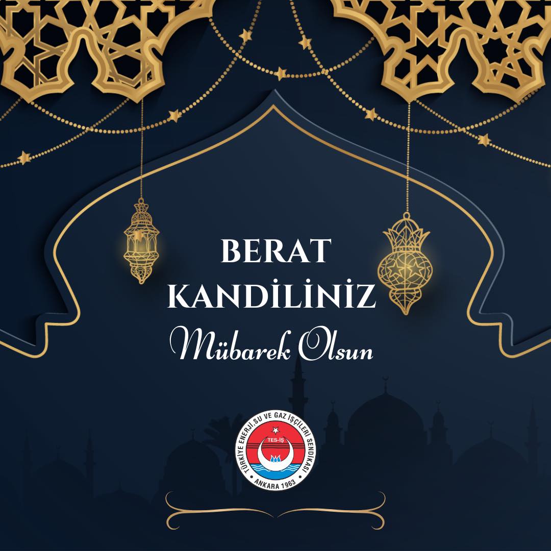 BERAT KANDİLİNİZ M&Uuml;BAREK OLSUN