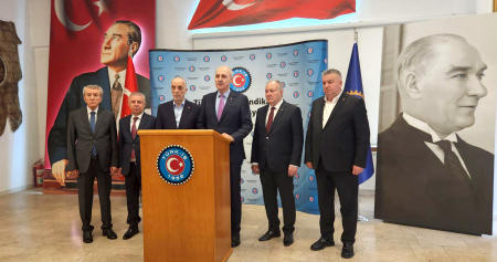TBMM Başkanı Sayın Numan KURTULMUŞ Konfederasyonumuz TÜRK-İŞ'i Ziyaret Etti