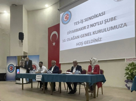 Diyarbakır 2 No’lu Şubemizin 10. Olağan Genel Kurulu 26 Temmuz 2025 tarihinde gerçekleştirilmiştir