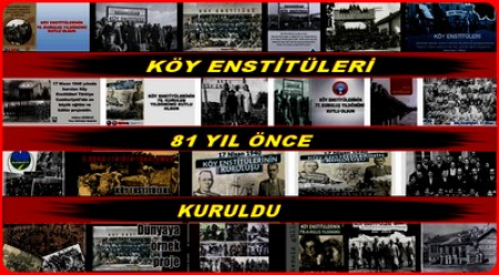 KÖY ENTSİTÜLERİ 81 YIL ÖNCE KURULDU