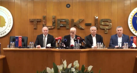 TÜRK-İŞ Genel Başkanı Ergün ATALAY Basın Mensuplarına Açıklamalarda Bulundu