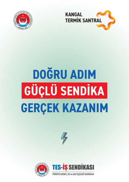 KANGAL TERMİK SANTRALİ  TOPLU İŞ SÖZLEŞMEMİZ İMZALANDI