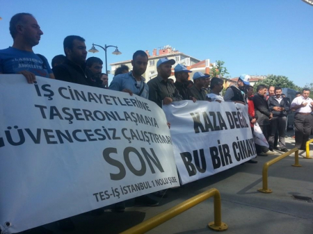 15.05.2014 - SOMA İŞ CİNAYETİ PROTESTOSU