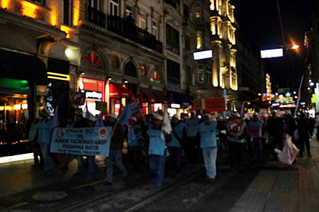 11.02.2016 -KİRALIK İŞÇİ PROTESTOSU