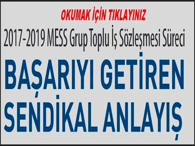 BAŞARIYI GETİREN SENDİKAL ANLAYIŞ