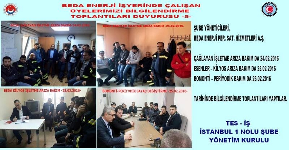 BEDA BİLGİLENDİRME TOPLANTILARI