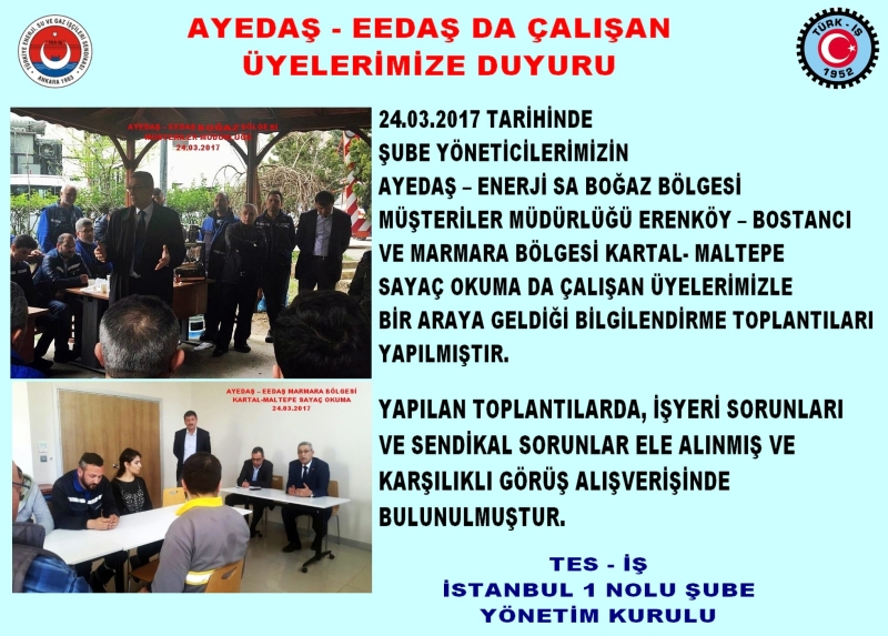 AYEDAŞ MAR.BÖLGE BİLGİLENDİRME