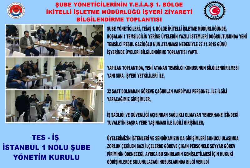 İKİTELLİ BİLGİLENDİRME TOPLANTISI