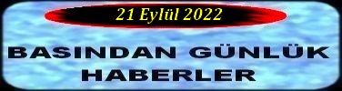 21 eylül 2022