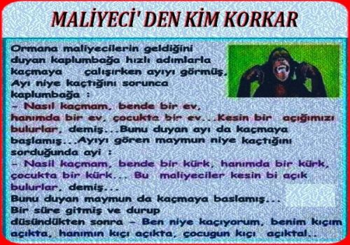 MALİYECİDEN KİM KORKAR