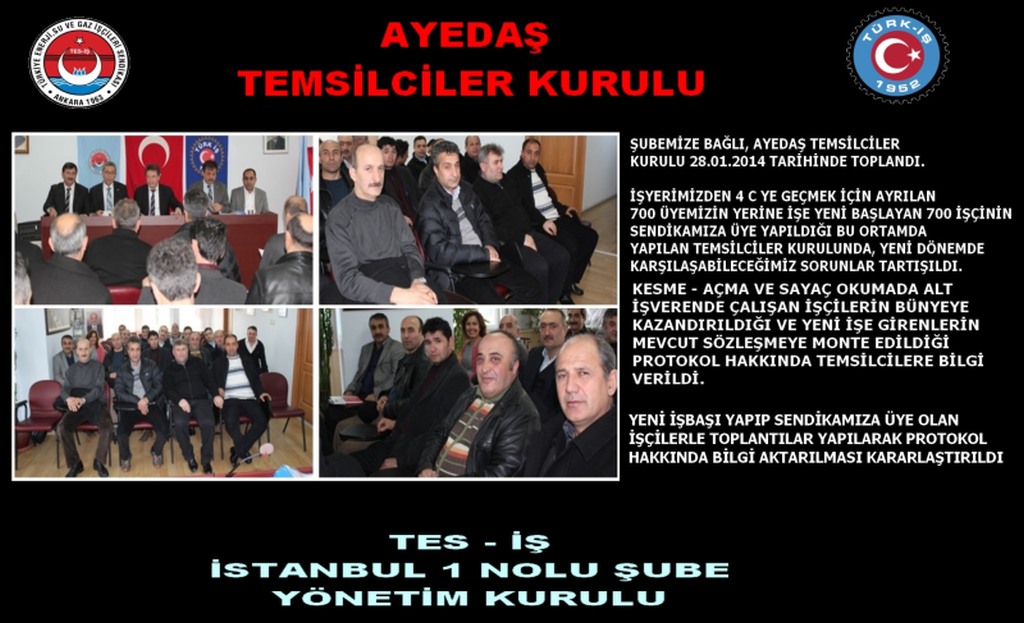 AYEDAŞ TEMSİLCİLER KURULU