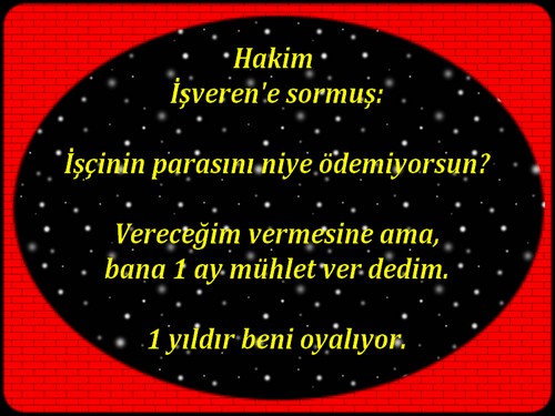 hakim işverene sormuş