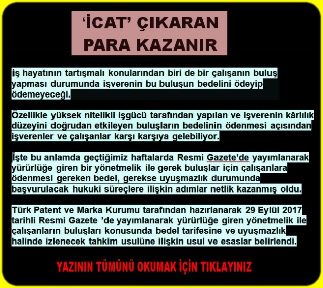 İCAD ÇIKARAN PARA KAZANIR