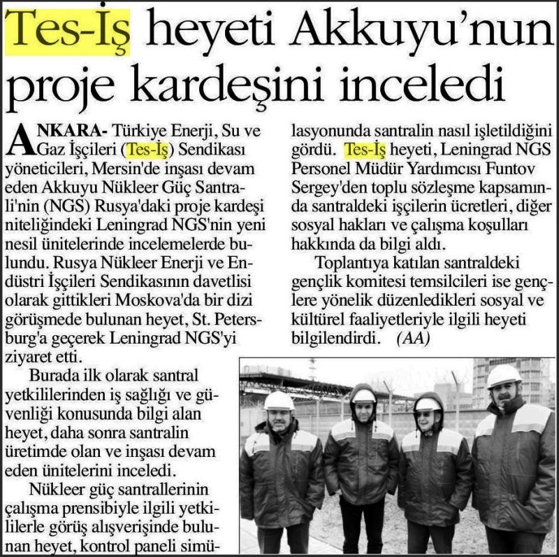 TES İŞ HEYETİ PROJE KARDEŞİNİ İNCELEDİ