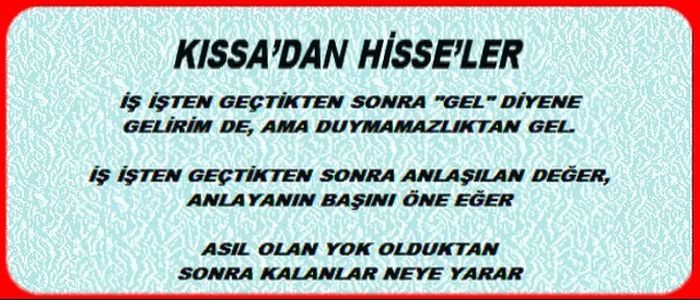 KISSADAN HİSSELER