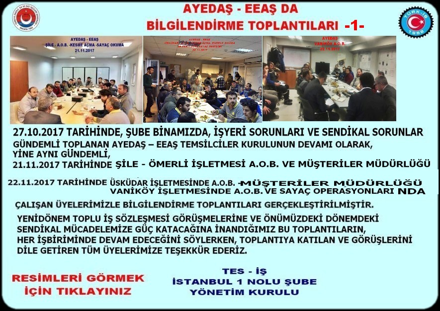 AYEDAŞ BİLGİLENDİRME