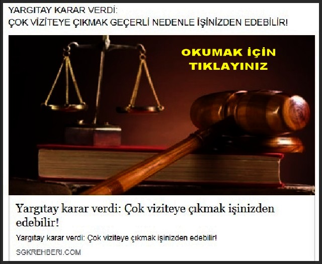 YARGITAY KARARINI VERDİ