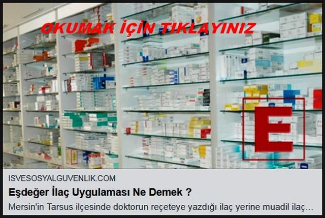 EŞDEĞER İLAÇ UYGULAMASI NE DEMEK