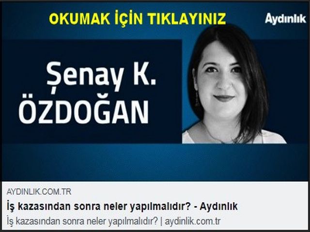 İŞ KAZASINDAN SONRA NELER YAPILMALIDIR