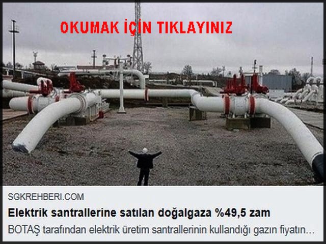 DOĞAL GAZ SANTRALLERİNE SATILAN ELEKTRİK