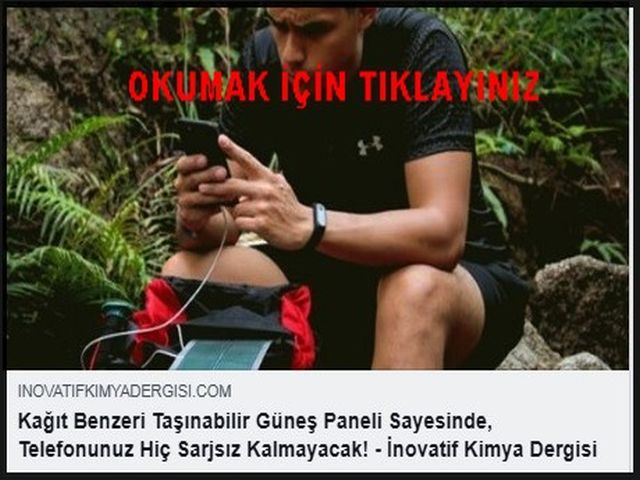 TELEFONUNUZ ŞARJSIZ KALMAMIŞ