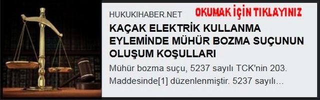 KAÇAK ELEKTRİK EYLEMİNDE 