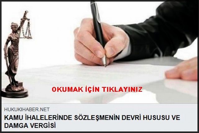 KAMU İHALELERİNDE SÖZLEŞMENİN DEVRİ