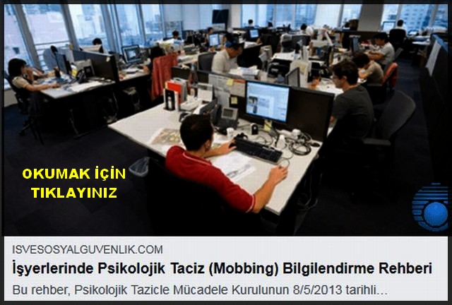 İŞYERLERİNDE MOBBİNG BİLGİLENDİRME REHBERİ