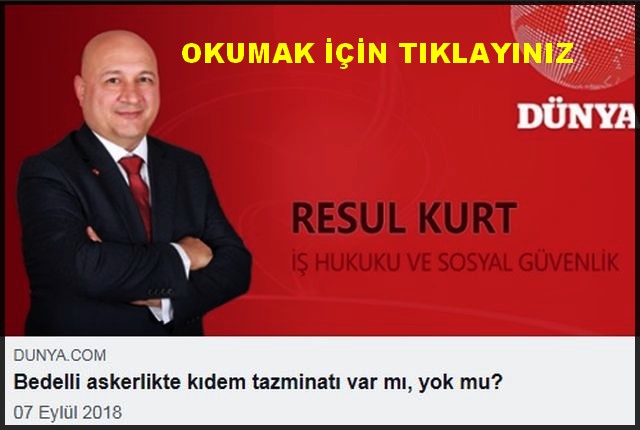 BEDELLİ DE KIDEM TAZMİNATI VARMI YOKMU