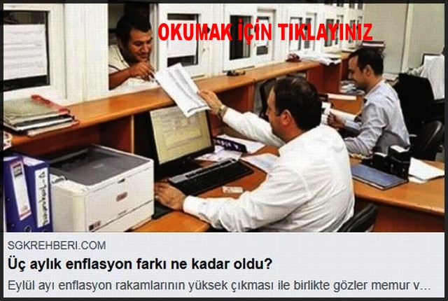 ÜÇ AYLIK ENFLASYON FARKI NE KADAR OLDU