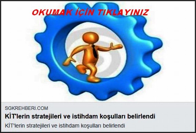 KİTLERİN STRATEJİLERİ VE İSTİHDAM HEDEFLERİ