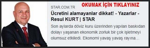 ÜCRETİNİ ALAMAYANLAR DİKKAT