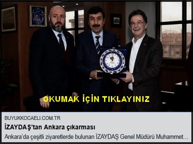 İZAYDAŞ TAN ANKARA ÇIKARMASI