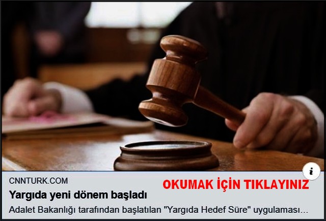 YARGIDA YENİ DÖNEM