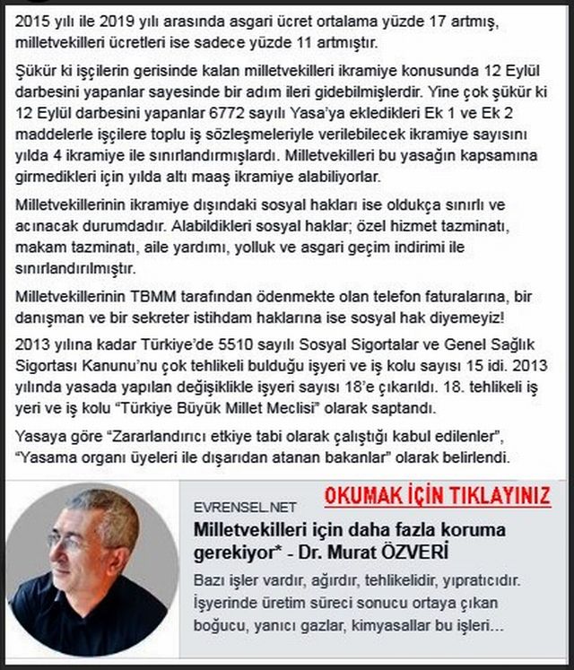 MİLLET VEKİLLERİ İÇİN DAHA FAZLA KORUMA GEREKİYOR