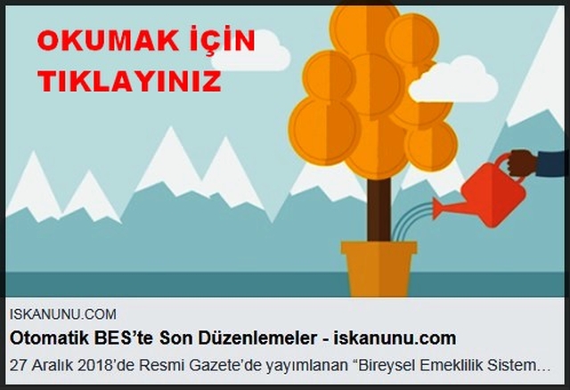 OTOMATİK BES DE SON DÜZENLEMELER