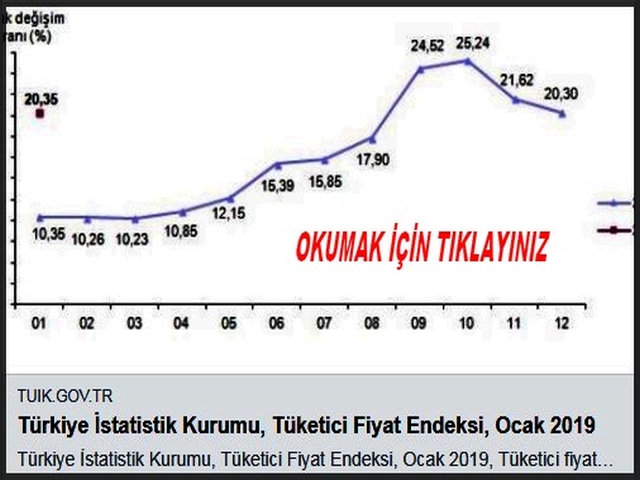 OCAK 2019  İSTATİSTİĞİ