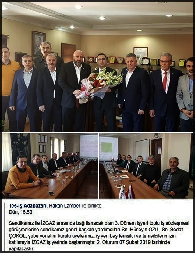 İZGAZ TOPLU SÖZLEŞME  AÇIŞ OTURUMU