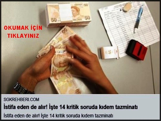 14 SORUDA KIDEM TAZMİNATI