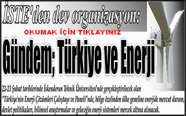 GÜNDEM TÜRKİYE VE ENERJİ