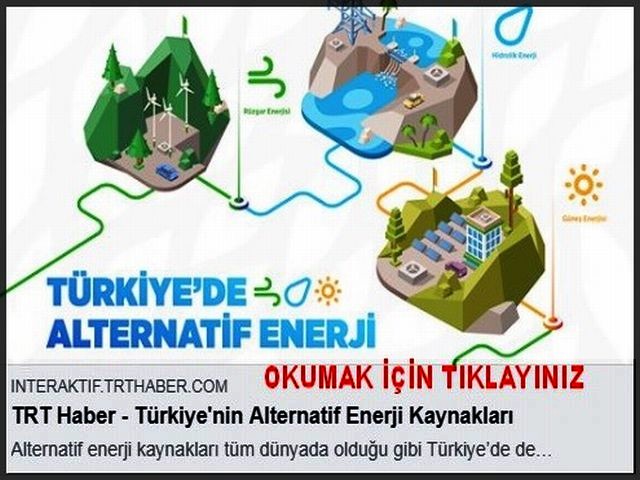 TÜRKİYEDE ALTERNATİF ENERJİ