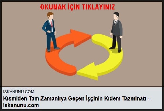 KISMİ DEN TAM SİGORTALIYA GEÇİŞTE KIDEM TAZMİNATI