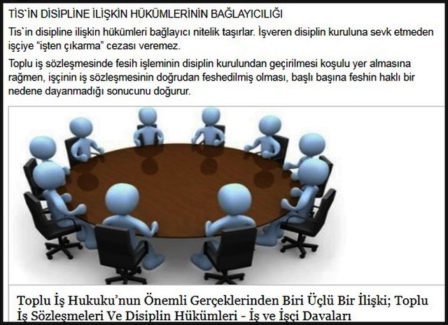 TİS DİSİPLİN HÜKÜMLERİNİN BAĞLAYICILIĞI