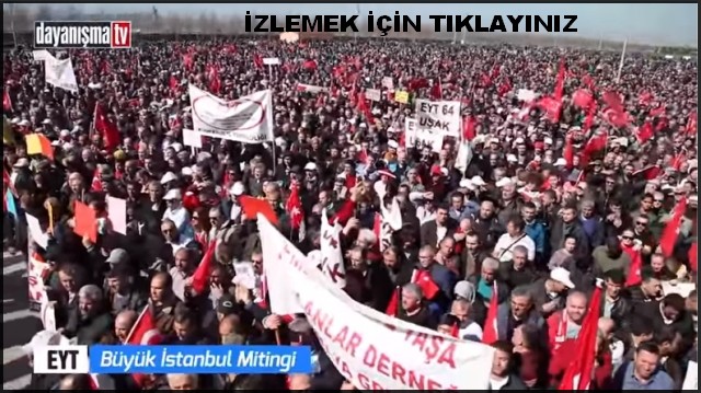 EYT İSTANBUL MİTİNGİ