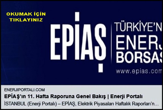 EPİAŞ 11 HAFTA RAPORU