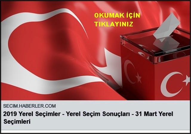 31 MART YEREL SEÇİM SONUÇLARI