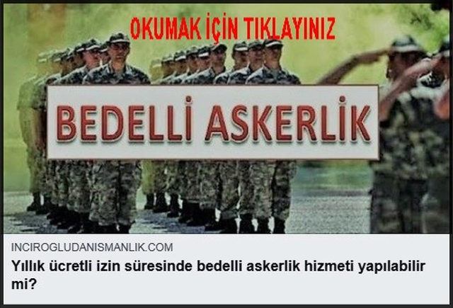 YILLIK ÜCRETLİ İZİN