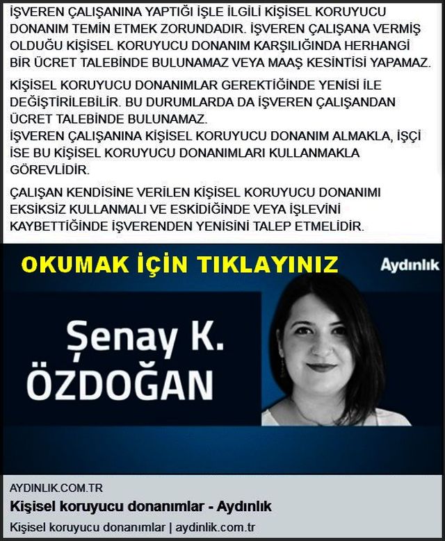 KİŞİSEL KORUYUCU DONANIMLAR